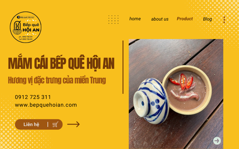 mắm cái Bếp Quê Hội An