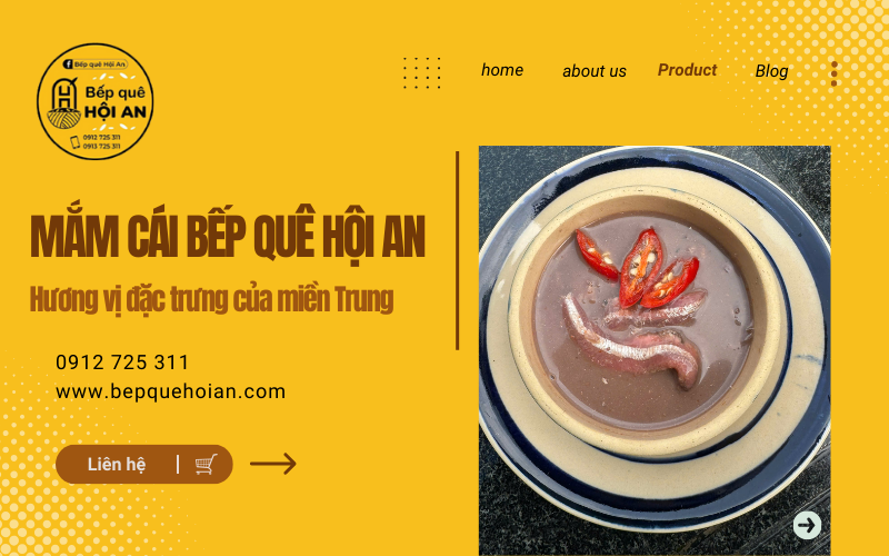 mắm cái Bếp Quê Hội An
