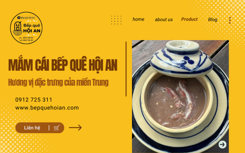 mắm cái Bếp Quê Hội An
