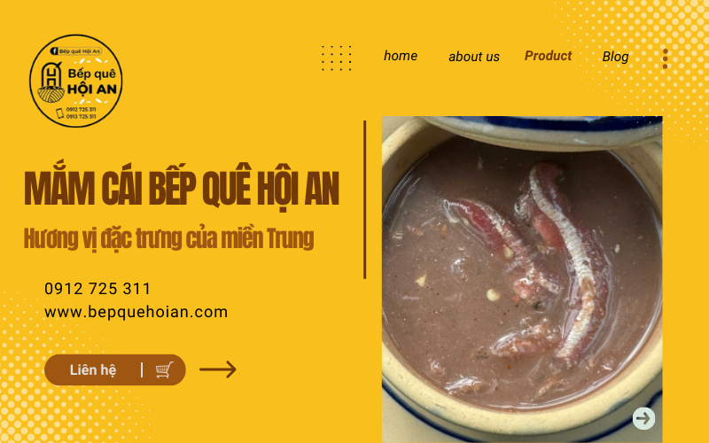 mắm cái Bếp Quê Hội An