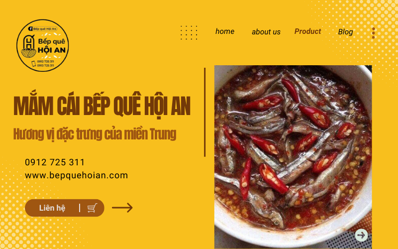 mắm cái Bếp Quê Hội An