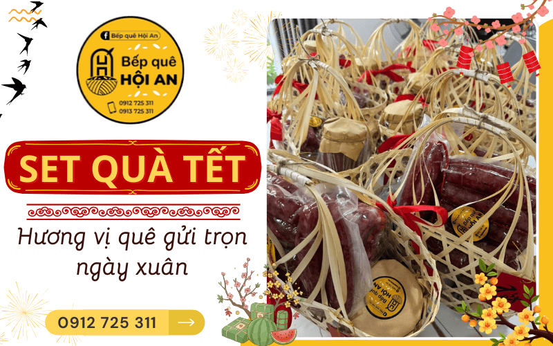 Set quà Tết Bếp Quê Hội An