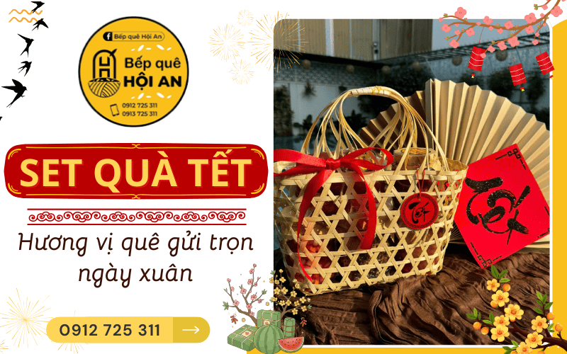 Set quà Tết Bếp Quê Hội An