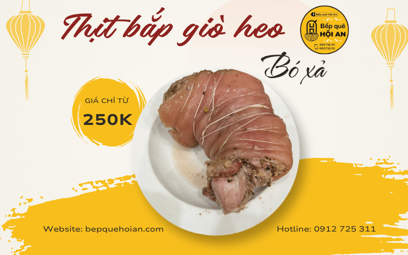 Thịt bắp giò heo bó xả